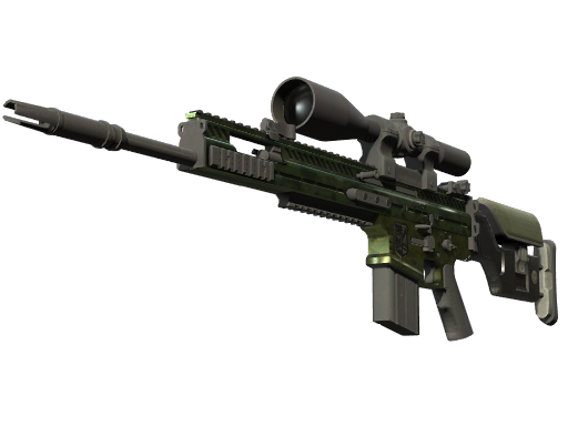 SCAR-20 | Green Marine (Well-Worn) Thumbnail