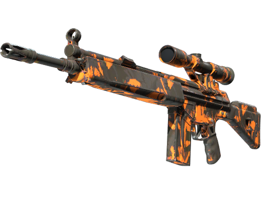 G3SG1 | Orange Crash (Well-Worn) Thumbnail