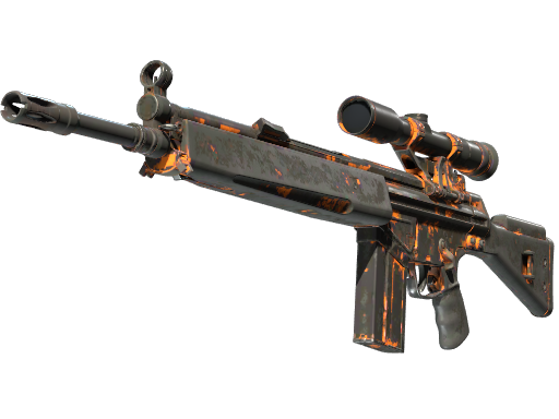 G3SG1 | Orange Crash (Battle-Scarred) Thumbnail