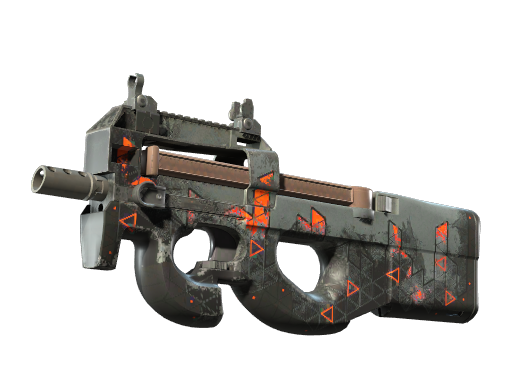 P90 | Trigon (Well-Worn) Thumbnail