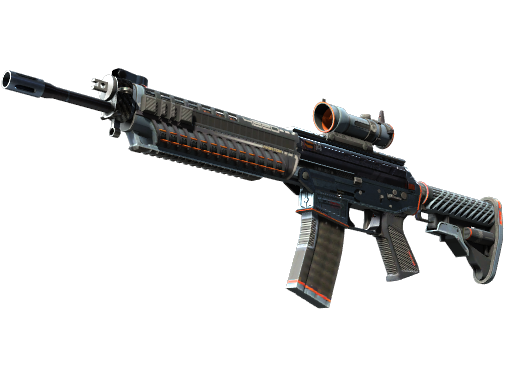 SG 553 | Phantom (Well-Worn) Thumbnail