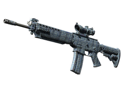 SG 553 | Waves Perforated (Field-Tested) Thumbnail
