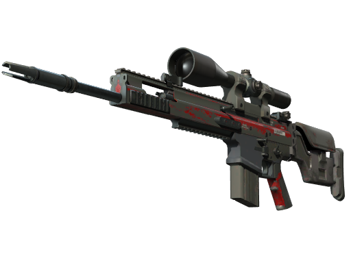 SCAR-20 | Crimson Web (Battle-Scarred) Thumbnail