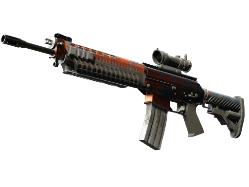 SG 553 | Danger Close (Battle-Scarred) Thumbnail