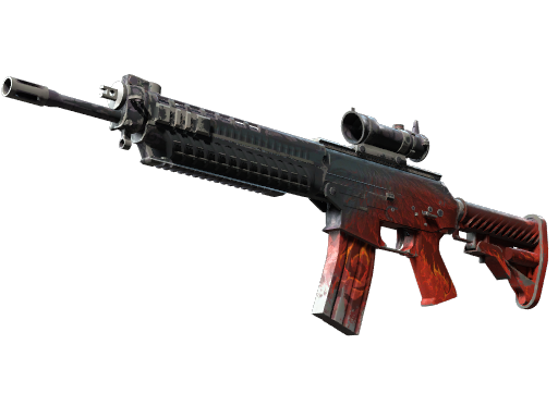 SG 553 | Darkwing (Battle-Scarred) Thumbnail