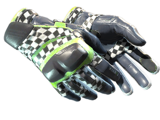 ★ Moto Gloves | Finish Line (Factory New) Thumbnail