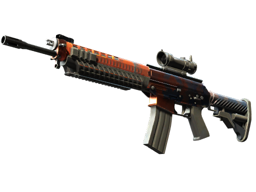 SG 553 | Danger Close (Minimal Wear) Thumbnail
