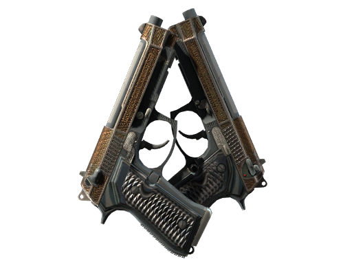 Dual Berettas | Tread (Well-Worn) Thumbnail