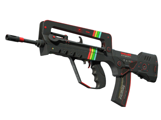 FAMAS | ZX Spectron (Battle-Scarred) Thumbnail