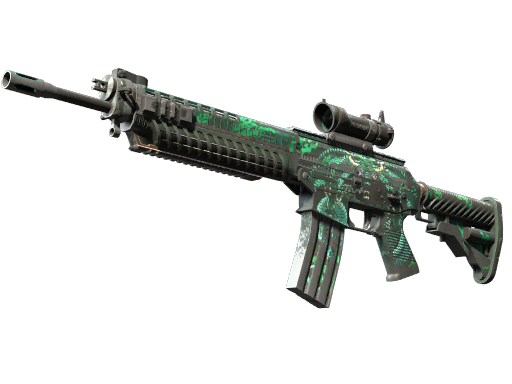 SG 553 | Dragon Tech (Battle-Scarred) Thumbnail