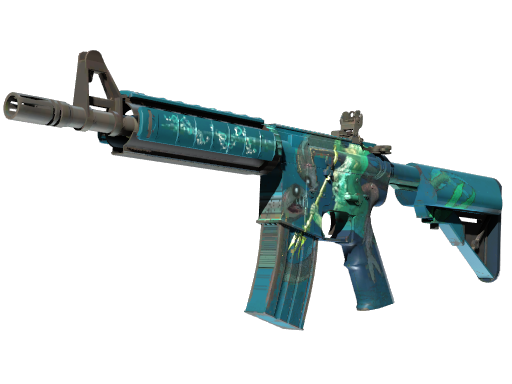 M4A4 | Poseidon (Minimal Wear) Thumbnail
