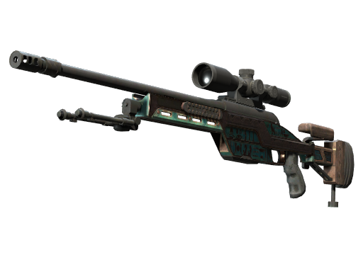 Souvenir SSG 08 | Azure Glyph (Battle-Scarred) Thumbnail