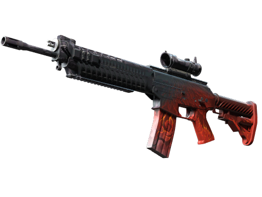 SG 553 | Darkwing (Well-Worn) Thumbnail