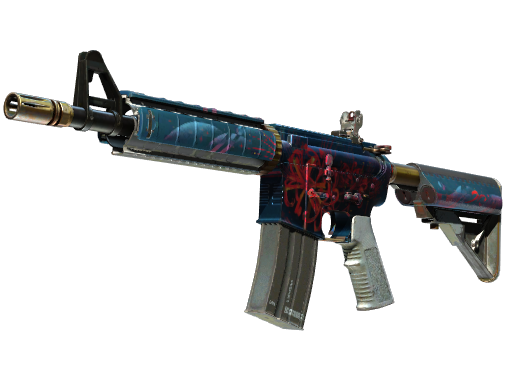 M4A4 | Spider Lily (Well-Worn) Thumbnail