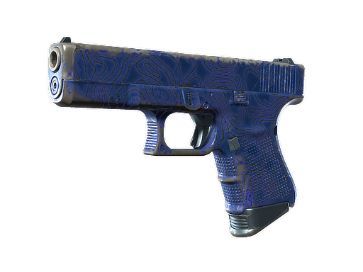 Glock-18 | Ocean Topo (Field-Tested) Thumbnail