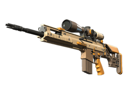 SCAR-20 | Short Ochre (Minimal Wear) Thumbnail