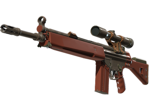 G3SG1 | Red Jasper (Minimal Wear) Thumbnail