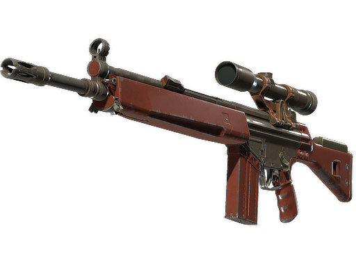 G3SG1 | Red Jasper (Field-Tested) Thumbnail