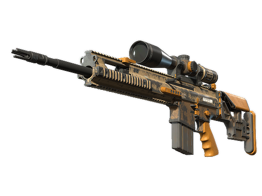 SCAR-20 | Short Ochre (Battle-Scarred) Thumbnail