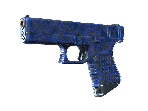 Glock-18 | Ocean Topo (Minimal Wear) Thumbnail
