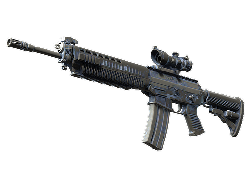 SG 553 | Night Camo (Battle-Scarred) Thumbnail